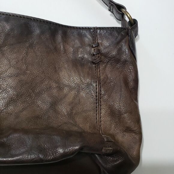 Stone & Co Brown Leather Shoulder Purse - Picture 5 of 9